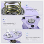 Under Desk Footrest, 11.4" x 7.9" Foot Rest for Desk (Purple) - Image 3