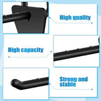 Unittype 100 Pack Plastic Pegboard Hooks, 4 Inch, Black - Image 4