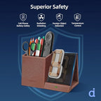 Pen Pencil Holder With Wireless Charger, Multifunctional Desk Organizer - Image 4