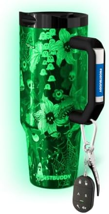 Frost Buddy Thicc Buddy 40 oz Tumbler with Handle (Toxic Bloom) - Image 3