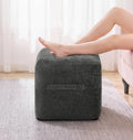 Hobestluk Square Boucle Pouf Ottoman Foot Rest Stool for Living Room Couch by YourHomeDeservesMore