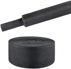 2 in 1 Heat Shrink Braided Sleeving Fabric Tubing 1-3/8"-60FT by Sunnarepoon