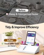 Desk Organizer Dry Erase Desktop Whiteboard with Storage, to Do List Board - Image 5