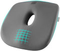 Skechers Seat Cushion Memory Foam,Donut Pillow Office Chair Cushion for Tailbone Pain Relief,Butt Pillow for Office Chair,Car seat Cushion,Long Sitting Office Workers,and Car Drivers,Grey by Unknown