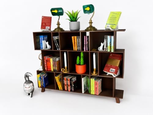 Mini Bookshelf Display Compatible with ZURU Mini Brands Books - Brown by US3DPrint