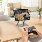 Cooling Stand for Surface Pro,Tablet Cooler Stand Holder with Quiet Fan Heavy Duty for iPad Pro Air Series,Microsoft Surface Series,Samsung Galaxy Tabs,Portable Monitor...Up to 15'' Tablets-Grey - Image 5