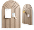 Large Arched Felt Bulletin Board 35.4''×23.6'', Taupe by FLUXYNARA