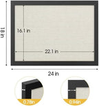 AKTOP 2-Pack Cork Bulletin Board with Linen 18" X 24", Vintage Black - Image 7