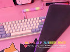 JMIYAV Pink Kawaii Cat RGB Gaming Mouse Pad 31.5x12 Inch PC XL Large Extended Glowing Led Light Up Cool Mouse pad Desk Pad Non-Slip Rubber Computer Mouse Mat Cute Mousepad 31.5x12 Inch - Image 4