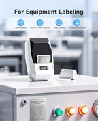 NIIMBOT M2 Label Maker with Tape, 2" Thermal Transfer Label Printer, White - Image 3