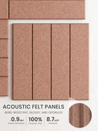 Bumusty 48" x 36" Large Cork Board Alternative, Boho - Image 3