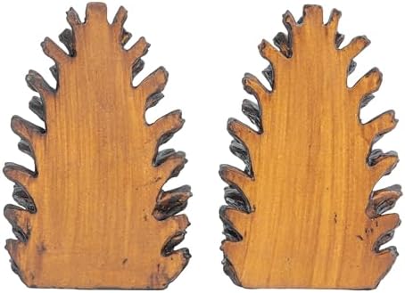 Creative Co-Op Pinecone Shaped Resin Bookends (Set of 2 Pieces) - Image 6