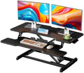 35" Standing Desk Converter, Quick Sit to Stand Desk Riser by JYLHJOYSEEKER