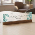 ARTBLOX | Office Personalized Name Plate Leaf V4 Design by Artblox