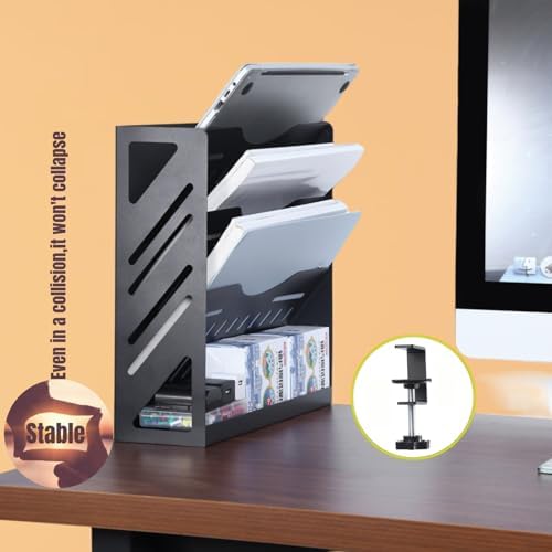 CanKing Metal File Organizer 4-Tier Clamp Desk and Wall Mount - Image 5