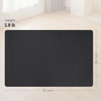 Office Chair Mat for Hard Floors,36"x55" Anti-Slip Waterproof Hardwood Floor Chair Mat,Heavy Duty Floor Protector Rolling Chairs for Home Office(Black) - Image 5