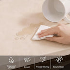 HAUTOCO PU Leather Desk Mat with Folded Edge Design, Steel Core Support - Image 3