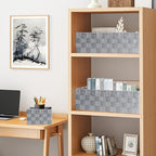 Set of 7 Nested Woven Cube Baskets, Drawer Organizers in Multi-sizes - Image 7