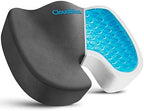 CloudBliss Gel Memory Foam Seat Cushion for Long Sitting, X-Large, Grey by CloudBliss