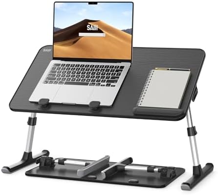 SAIJI Height & Angle Adjustable Lap Desk Laptop Stand for Bed by SAIJI