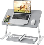 SAIJI Non-Slip Leather Lap Desk Laptop Bed Tray Table, Laptop Stand for Bed by SAIJI