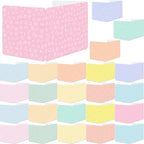gisgfim 24 Pack Privacy Shields for Student in 12 Pastel Colors Desk Dividers Durable Privacy Folders Testing Dividers Shield Study Boards Panel Partition for Classroom Teacher Back to School Supplies by gisgfim