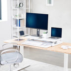 VIVO White 32 inch Standing Desk Riser, DESK-V000SW - Image 2