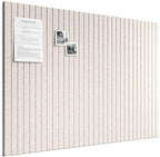Bumusty 48"x 36" Large Felt Bulletin Board Tiles, Oatmeal by BUMUSTY