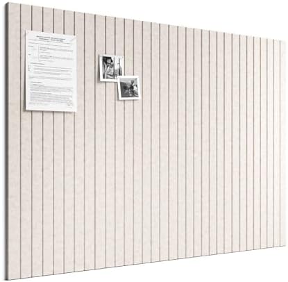 Bumusty 48"x 36" Large Felt Bulletin Board Tiles, Oatmeal by BUMUSTY