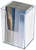 SOURCE ONE Premium Clear Acrylic Single Pocket Vertical Business Card Holder by SOURCEONEDISPLAYS