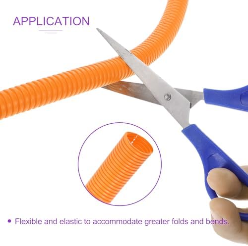 DMiotech 50ft Wire Loom Split Tubing 1 1/2 Inch(38 mm) ID Orange - Image 2