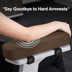 Smiry Memory Foam Office Chair Armrest Pads, Non-Slip Armrest Cushion - Image 4