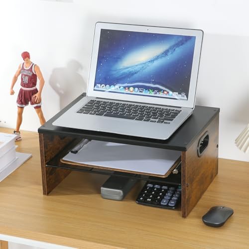 2 Tier Desktop Printer Stand,Multi-Purpose Desk Organizer - Image 4