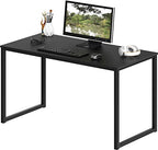 SHW Mission 40-Inch Home Office Computer Desk, Black by SHW