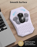 Ergonomic Mouse Pad with Wrist Rest & Keyboard Wrist Rest Support Set - Image 6