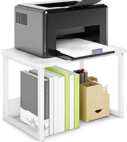 MARTY Printer Stand for Desk, Desktop Shelf Printer Riser for Home Office by MARTY