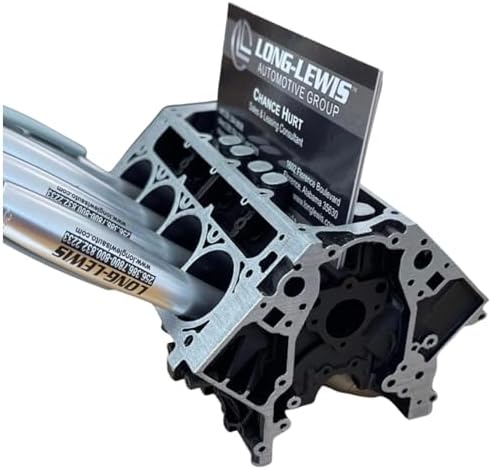 Sands3D Chevy LS Business Card Holder Desk, Office Desk Accessories For Men, Desk Decor Mechanic Gift, Car Accessories, Mini V8 Engine, V8 Engine Model Kit, Mechanic Accessorie by SandsOriginalProducts%C2%AE