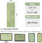 DUKINO 2.6x8 Rug for Hallway, Washable Kitchen Rugs Non Slip, Light Green - Image 2