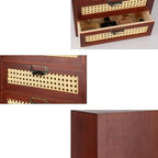 GoooodGIFT Wooden Drawers Large Wooden Box with Drawer, Brown - Image 6