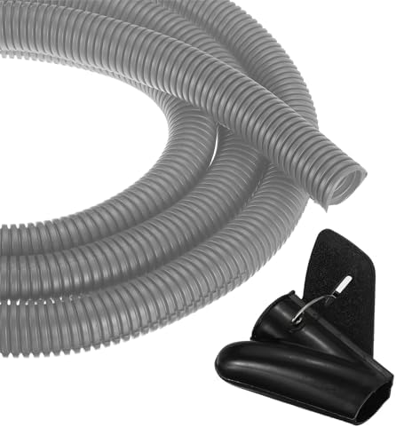MECCANIXITY 1" 20ft Split Wire Loom Tubing w/Installation Tool Gray by MECCANIXITY