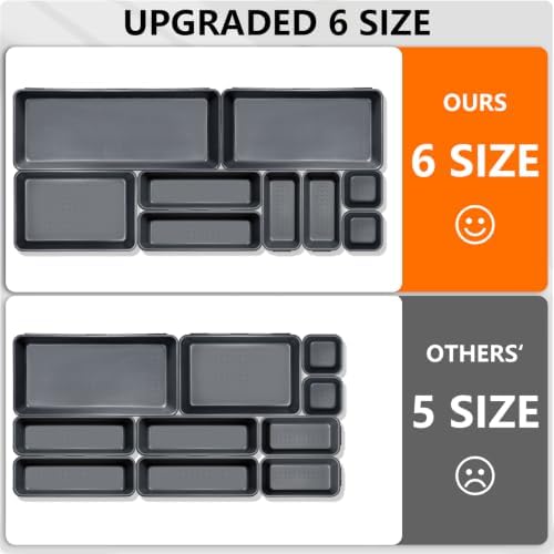 [UPGRADED 6 SIZE & 52 PCS] Tool Drawer Organizer Tray, Tool Box Organizer, Garage Organization, Non- Slip Tool Storage Dividers for Garage Workbench Tool Chest - Image 5