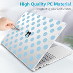 Case for Surface Laptop 8 2026/7 2024 13.8", Blue Polka Dots - Image 5