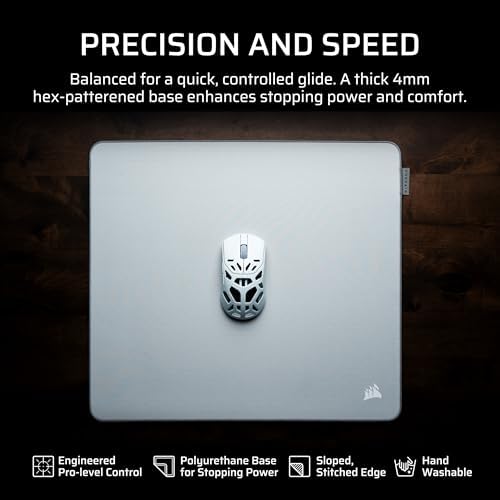 Corsair MM PRO Control Cloth Large Gaming Mouse Pad – Gray - Image 2