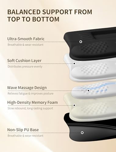 Ergonomic Mouse Pad with Wrist Rest & Keyboard Wrist Rest, Memory Foam - Image 5