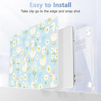 4-in-1 Hard Case for MacBook Neo 13, Goose & Daisies & Ribbons - Image 5
