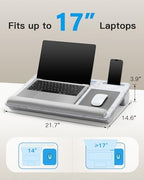 HUANUO Lap Desk - Fits up to 17 inches Laptop Desk, Marbling - Image 3