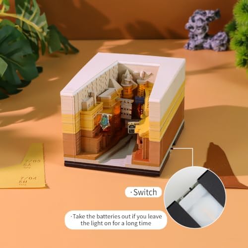 2026 Time Piece Calendar 3D Weekly Calendar Notepad 3D tear away calendar DIY Paper Carving Art Desktop Decoration Gift for Christmas Birthday Anniversaries M - Image 4