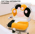 Cat Paw Seat Cushion with Backrest - Ergonomic Office Chair Pad for Long Sitting | Memory Foam Support Pillow, Dormitory Desk Chair Cushion & Funny Air Pad for Gaming/Study - Image 2