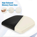 Tsumbay Memory Foam Seat Cushion - XL Size (18.5”x16.5”), Firm Support Coccyx Cushion for Office Chair, Tailbone Pain Relief with Removable Washable Cover & Handle for Car, Wheelchair - Image 5