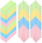 300 Pcs Glasses Cleaning Cloth Microfiber Glasses Wipes Assorted Colors Cloth for Cleaning Eyeglasses Camera Lens Cell Phones Laptops LCD TV Screens and More, 6 x 7 Inch(Mixed Color) by Unknown